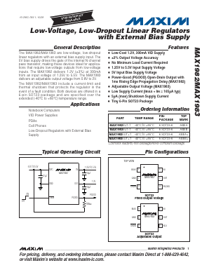 MAX1982 Datasheet PDF Maxim Integrated