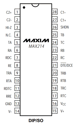 MAX214C Datasheet PDF Maxim Integrated
