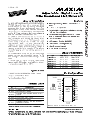 MAX2327 Datasheet PDF Maxim Integrated