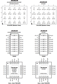MAX3001EAUP-T Datasheet PDF Maxim Integrated
