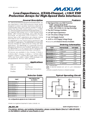 MAX3203E Datasheet PDF Maxim Integrated