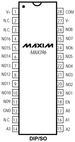 MAX397 Datasheet PDF Maxim Integrated
