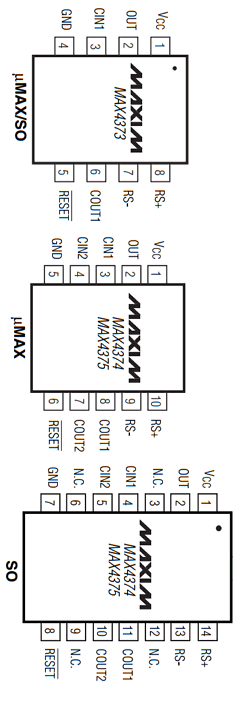 MAX4373 Datasheet PDF Maxim Integrated