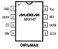 MAX549 Datasheet PDF Maxim Integrated