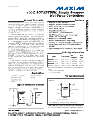 MAX5901 Datasheet PDF Maxim Integrated