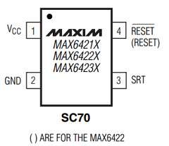 MAX6422XS17-T Datasheet PDF Maxim Integrated