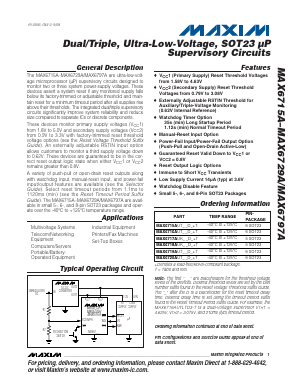 MAX6717AUKSTD4-T Datasheet PDF Maxim Integrated