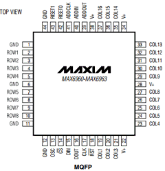 MAX6960 Datasheet PDF Maxim Integrated