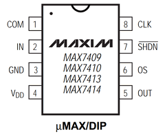 MAX7409 Datasheet PDF Maxim Integrated