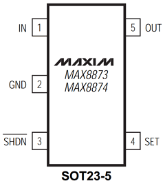 MAX8874R Datasheet PDF Maxim Integrated