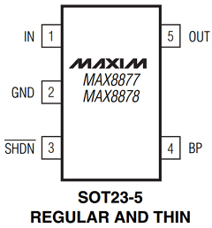 MAX8877EZK30-T Datasheet PDF Maxim Integrated