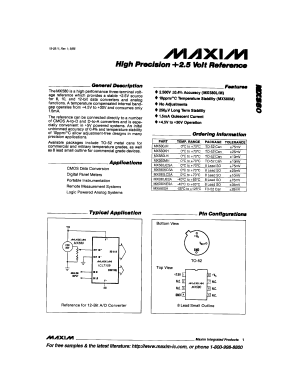 MX580KCSA Datasheet PDF Maxim Integrated
