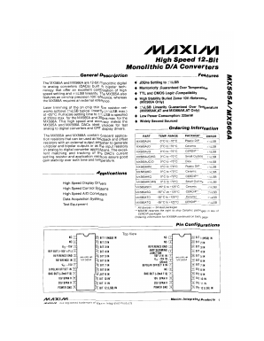 MX565AKD Datasheet PDF Maxim Integrated