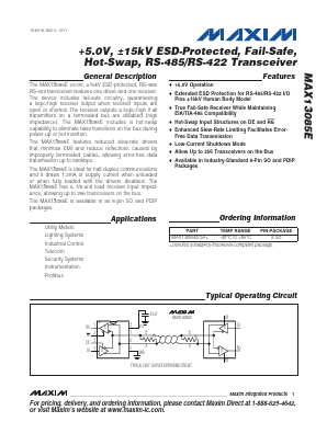 MAX13085EESA_11 Datasheet PDF Maxim Integrated