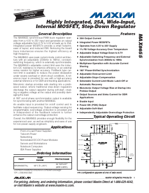 MAX8655ETN Datasheet PDF Maxim Integrated