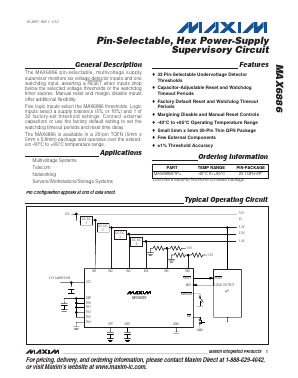MAX6886 Datasheet PDF Maxim Integrated