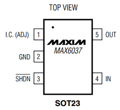 MAX6037CAUK12 Datasheet PDF Maxim Integrated