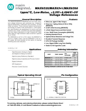 MAX6325ESA Datasheet PDF Maxim Integrated