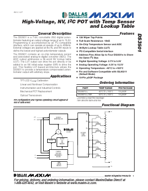 DS3501UR Datasheet PDF Maxim Integrated