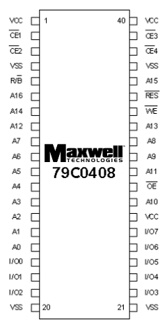 79C0408XPFH12 Datasheet PDF MAXWELL TECHNOLOGIES