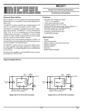 MIC2571-2 Datasheet PDF Micrel