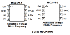 MIC2571 Datasheet PDF Micrel