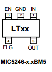 MIC5246-2.6BM5 Datasheet PDF Micrel