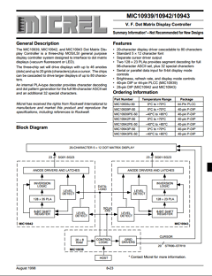 MIC10942PE-50 Datasheet PDF Micrel