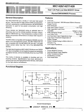 MIC1428 Datasheet PDF Micrel
