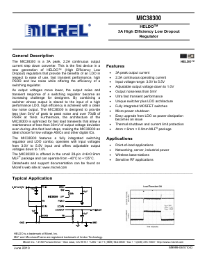 MIC38300HYHL Datasheet PDF Micrel