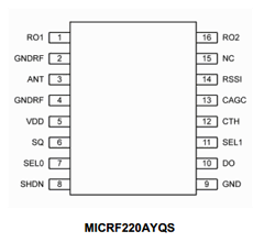 MICRF220AYQS Datasheet PDF Micrel
