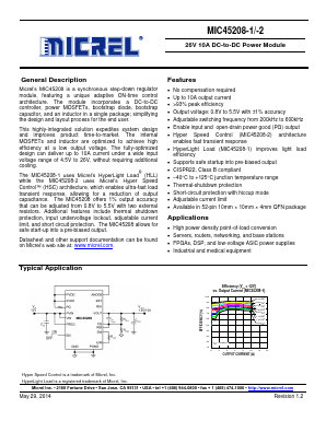 MIC45208-1 Datasheet PDF Micrel
