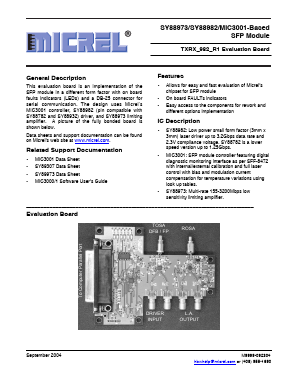 SY88973 Datasheet PDF Micrel
