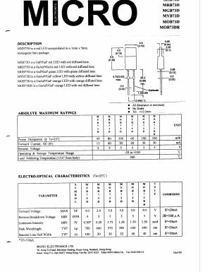 MSB45D Datasheet PDF Micro Electronics