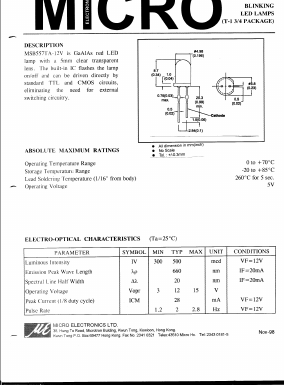 MSB557TA-12V Datasheet PDF Micro Electronics