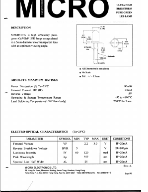 MPGB51TA Datasheet PDF Micro Electronics