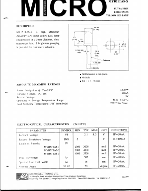 MYB51TAS-X Datasheet PDF Micro Electronics