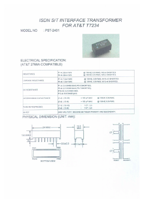 PST-2401 Datasheet PDF Micro Electronics