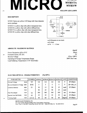 MYB31D Datasheet PDF Micro Electronics