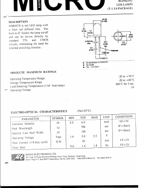 MSB557D Datasheet PDF Micro Electronics