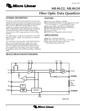 ML4622 Datasheet PDF Micro Linear Corporation