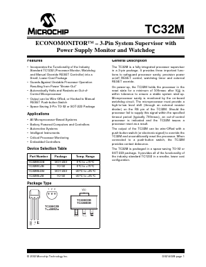 TC32MCDBTR Datasheet PDF Microchip Technology