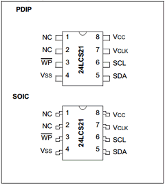 24LCS21 Datasheet PDF Microchip Technology