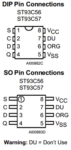 ST93C57M6TR Datasheet PDF Microchip Technology