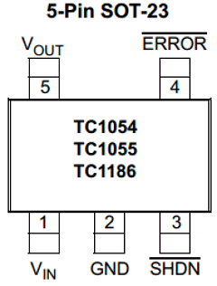 TC1054-3.0VCT713 Datasheet PDF Microchip Technology