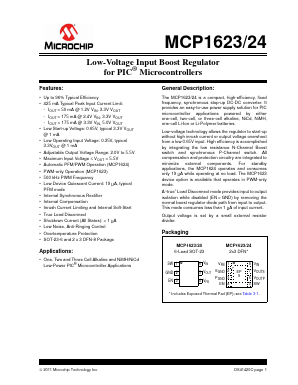 MCP1624T-I Datasheet PDF Microchip Technology