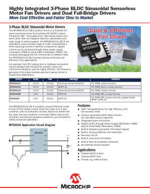 MTD6505 Datasheet PDF Microchip Technology