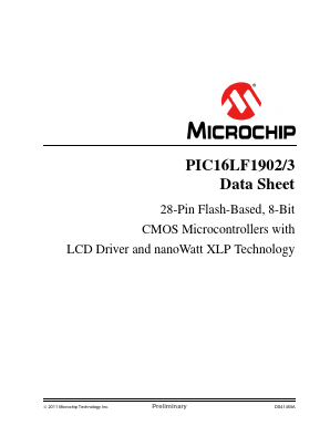 PIC16LF1902-I/P301 Datasheet PDF Microchip Technology