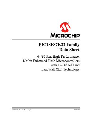 PIC18F65K22-EMR Datasheet PDF Microchip Technology