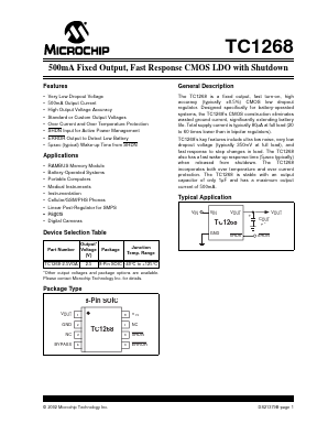TC1268 Datasheet PDF Microchip Technology